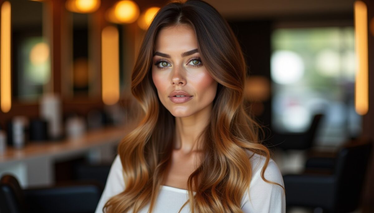 Balayage miel doré sur marron glacé : le guide ultime pour un style chic et moderne