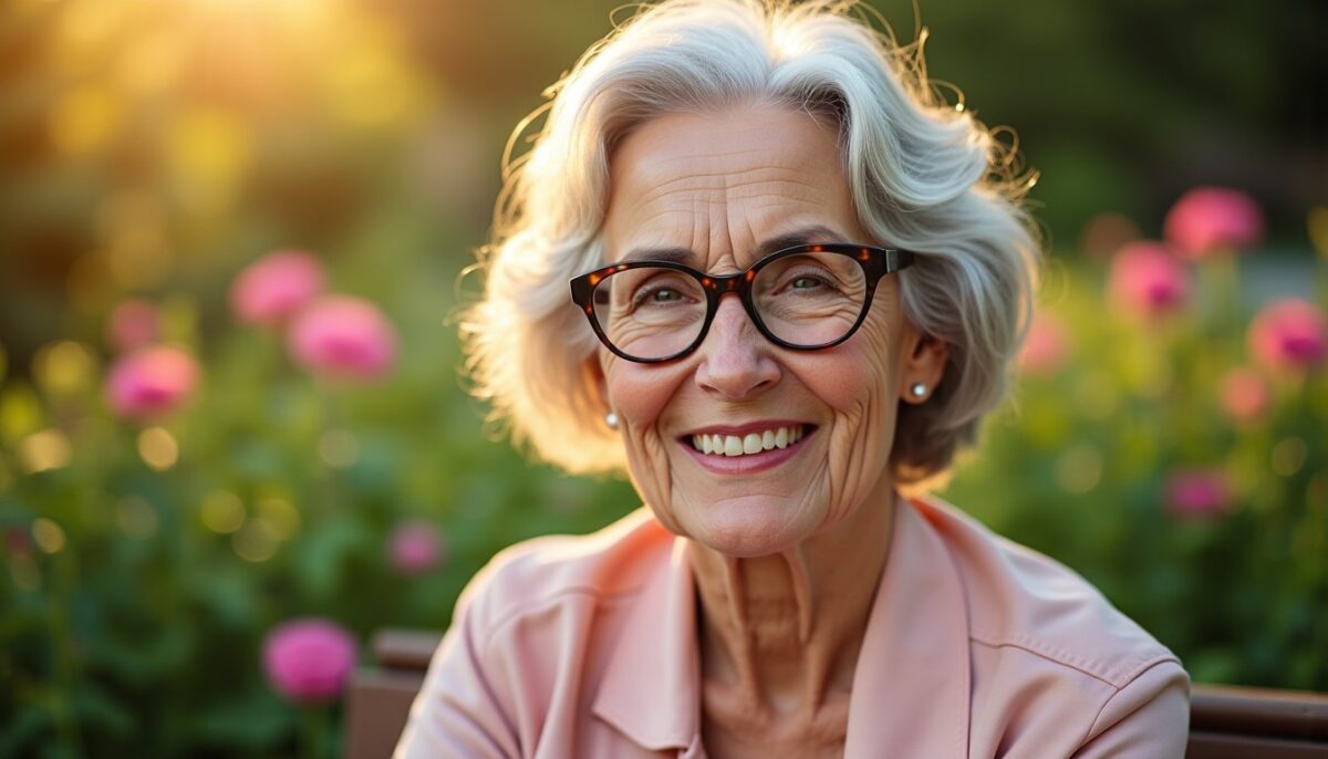 Cheveux et lunettes : 26 coiffures élégantes pour rayonner après 70 ans