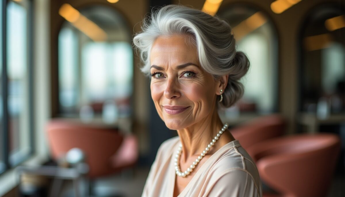 Coiffures pour visage ovale à 60 ans : astuces et looks élégants pour seniors